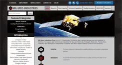 Desktop Screenshot of mil-spec-industries.com