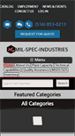 Mobile Screenshot of mil-spec-industries.com